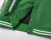 Collar Bomber Jacket - Forest Green - sneakerhypesusa