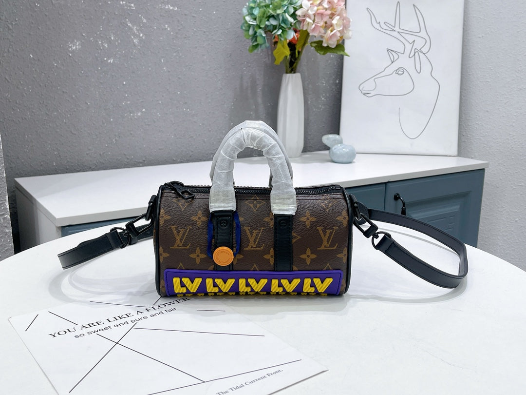 SO - New Fashion Women's Bags LV Monogram Keepall XS A098 sneakeronline