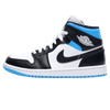 Air Jordan 1 Wmns Mid 'Royal Black Blue' - sneakerhypesusa