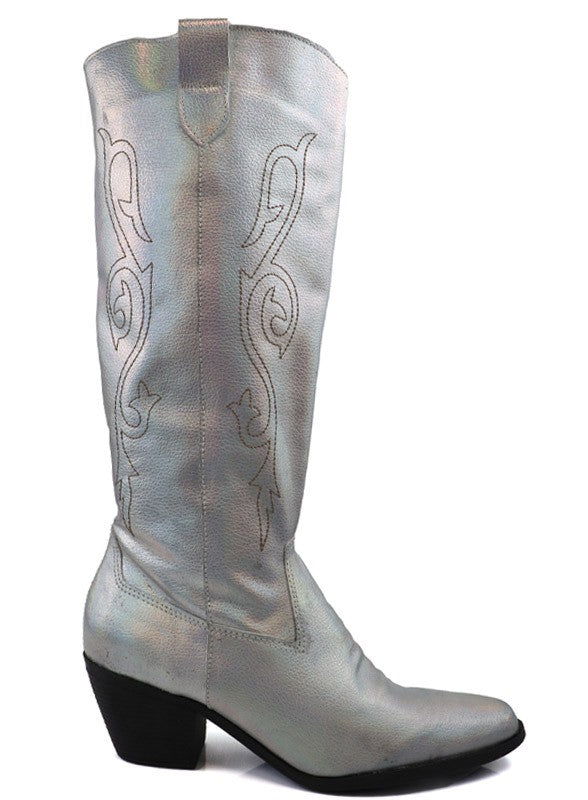 Beautiful Western Style Tall Boots sneakerhypesusa