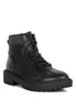 Boundless Faux Leather Quilt Collar Ankle Boot - sneakerhypesusa