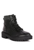 Boundless Faux Leather Quilt Collar Ankle Boot sneakerhypesusa