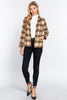 Load image into Gallery viewer, Notched Collar Plaid Jacket sneakerhypesusa
