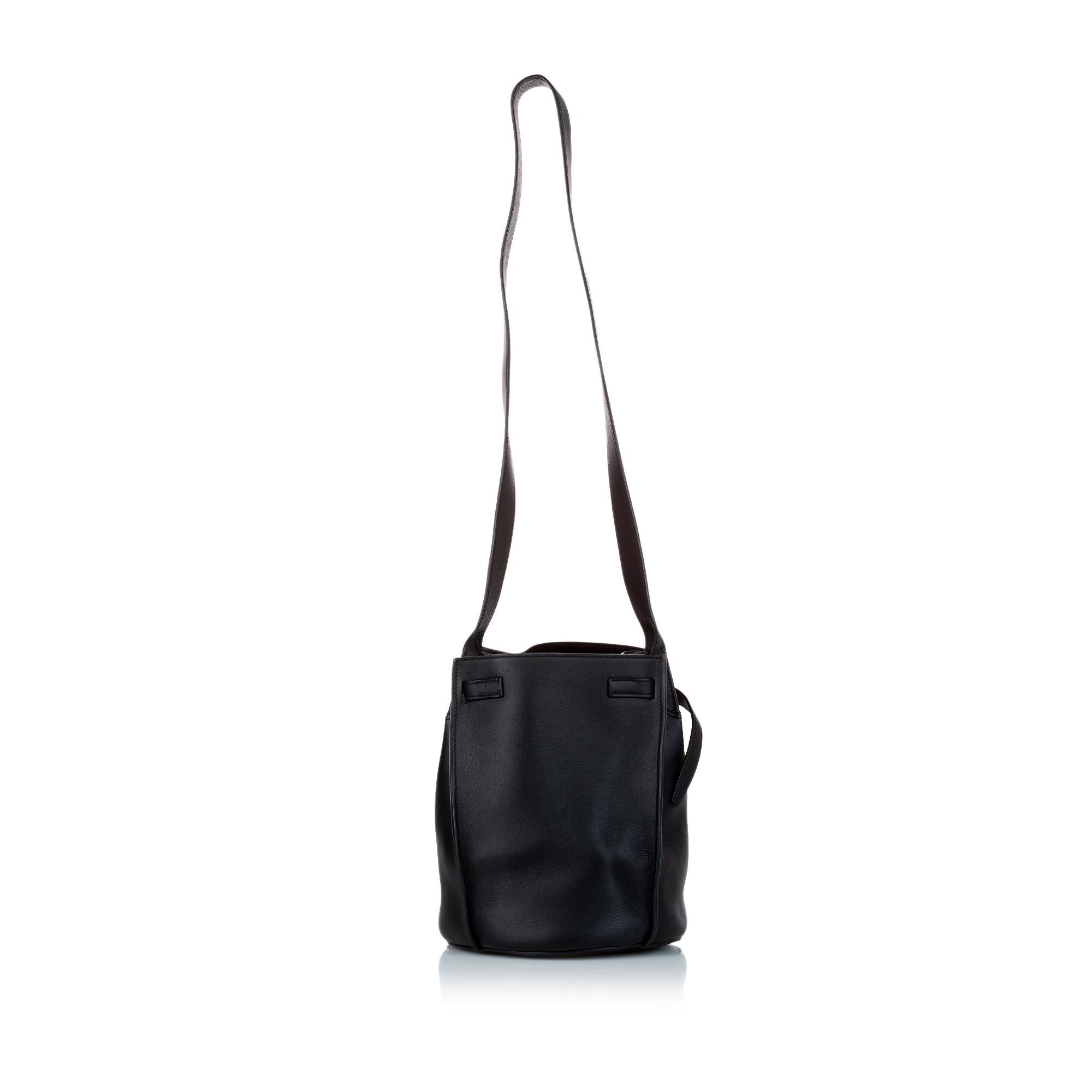 Celine Big Leather Bucket Bag