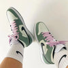 Load image into Gallery viewer, Custom Air Jordan 1 Dutch Green High Q sneakerhypesusa