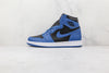 Load image into Gallery viewer, Custom Blue Black Jordan 1 High Q sneakerhypesusa