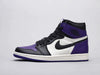 Custom Jordan 1 High Q AJ1 Purple Toe Sneakerhypes sneakerhypesusa