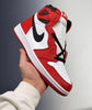 Custom RED Black White Jordan 1 CHICAGO Sneakerhypes sneakerhypesusa