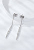 Elegant Moissanite 925 Sterling Silver Drop Earrings - sneakerhypesusa
