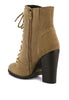 GOOSE-FEATHER Antique High Heeled Ankle Boot - sneakerhypesusa