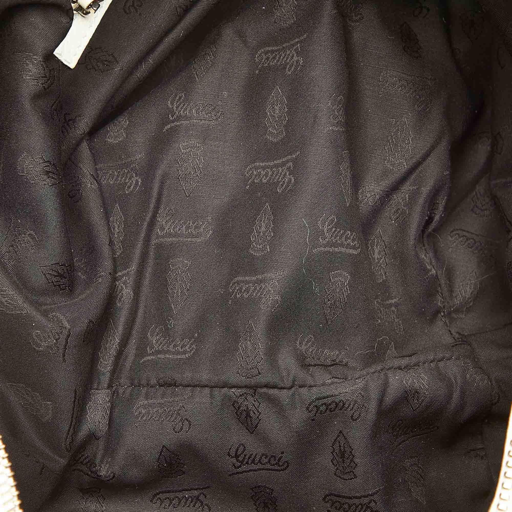Gucci Bamboo Jungle Leather Hobo Bag