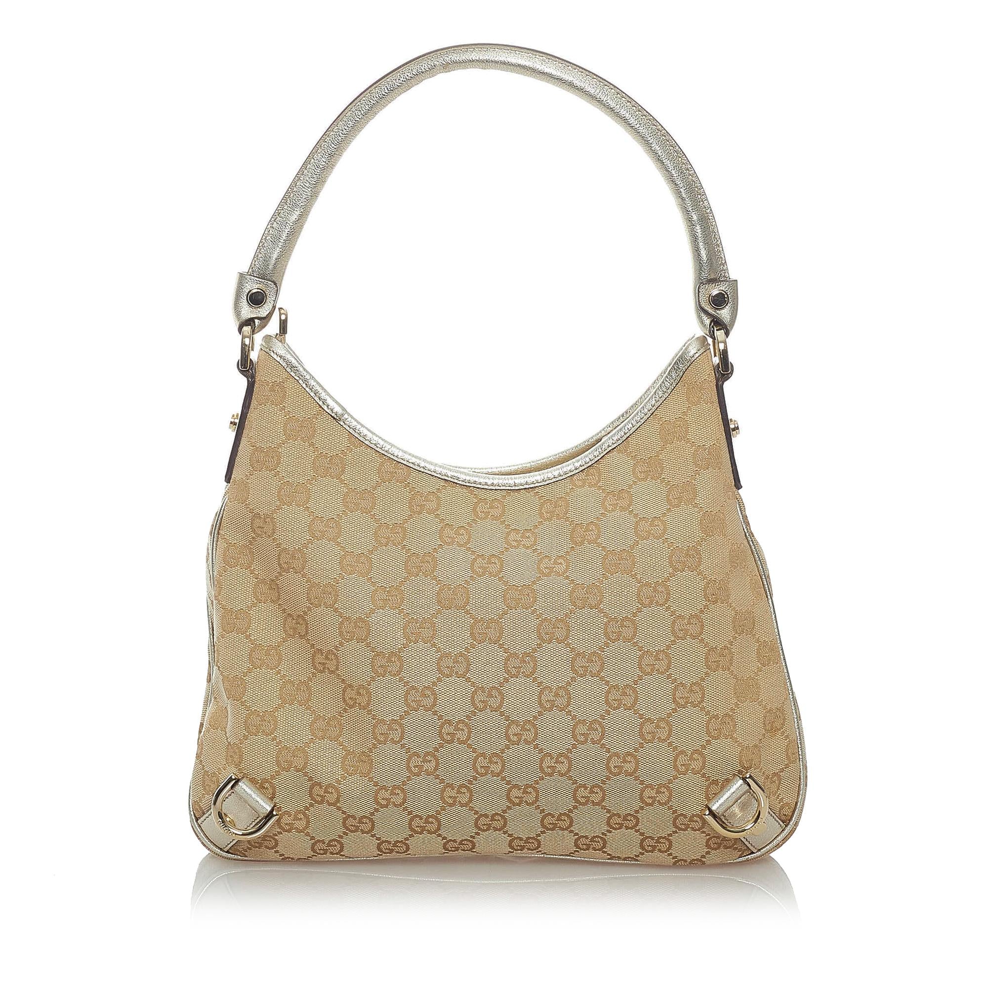 Gucci GG Canvas Abbey D-Ring Shoulder Bag