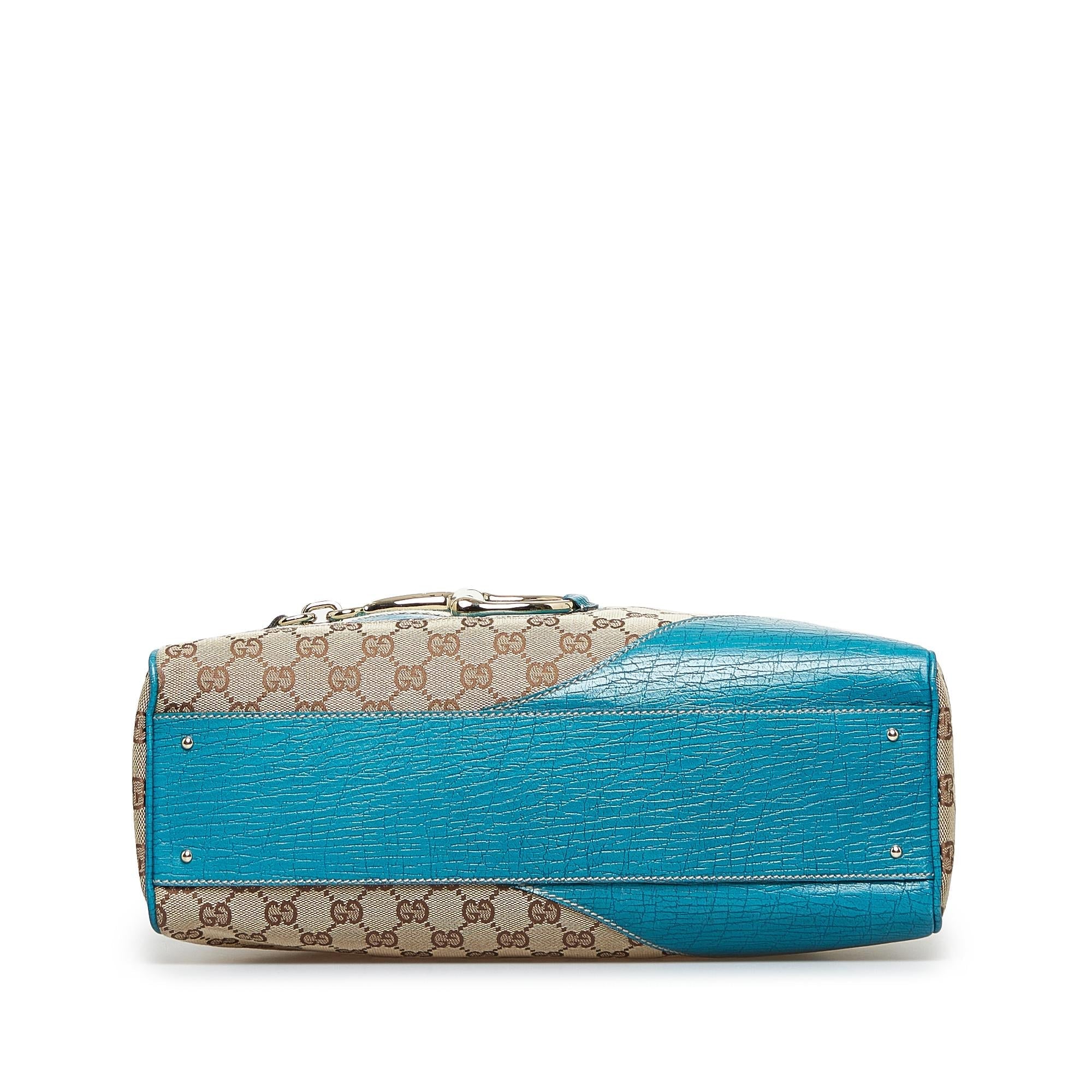 Gucci GG Canvas Hasler Handbag