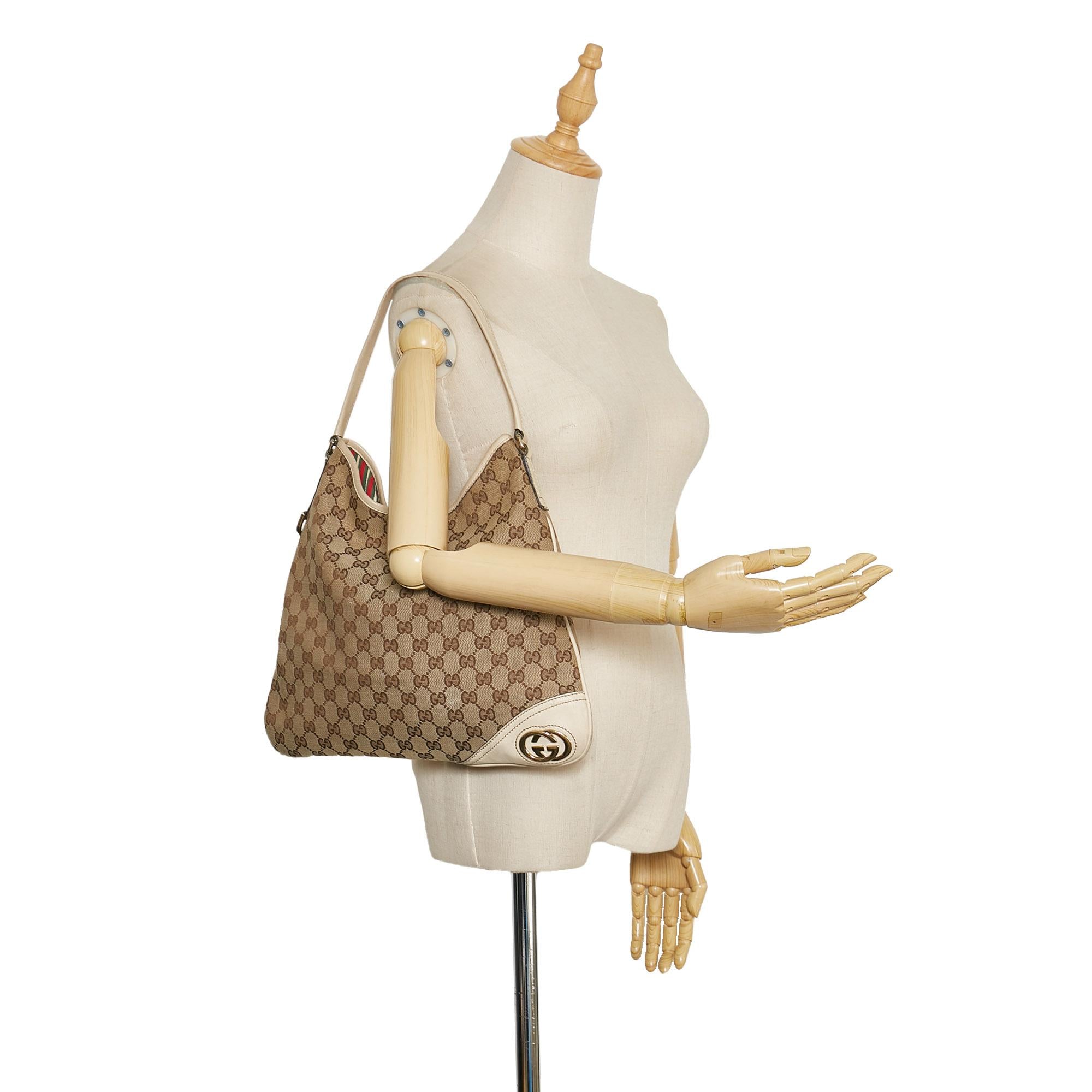 Gucci GG Canvas New Britt Shoulder Bag
