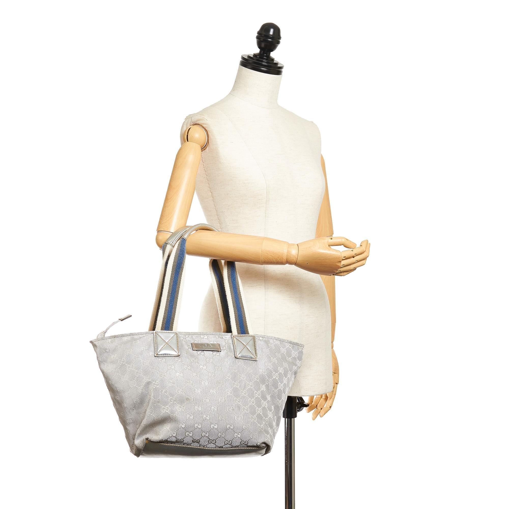 Gucci GG Canvas Web Handbag
