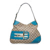 Load image into Gallery viewer, Gucci GG Canvas Web Hasler Shoulder Bag