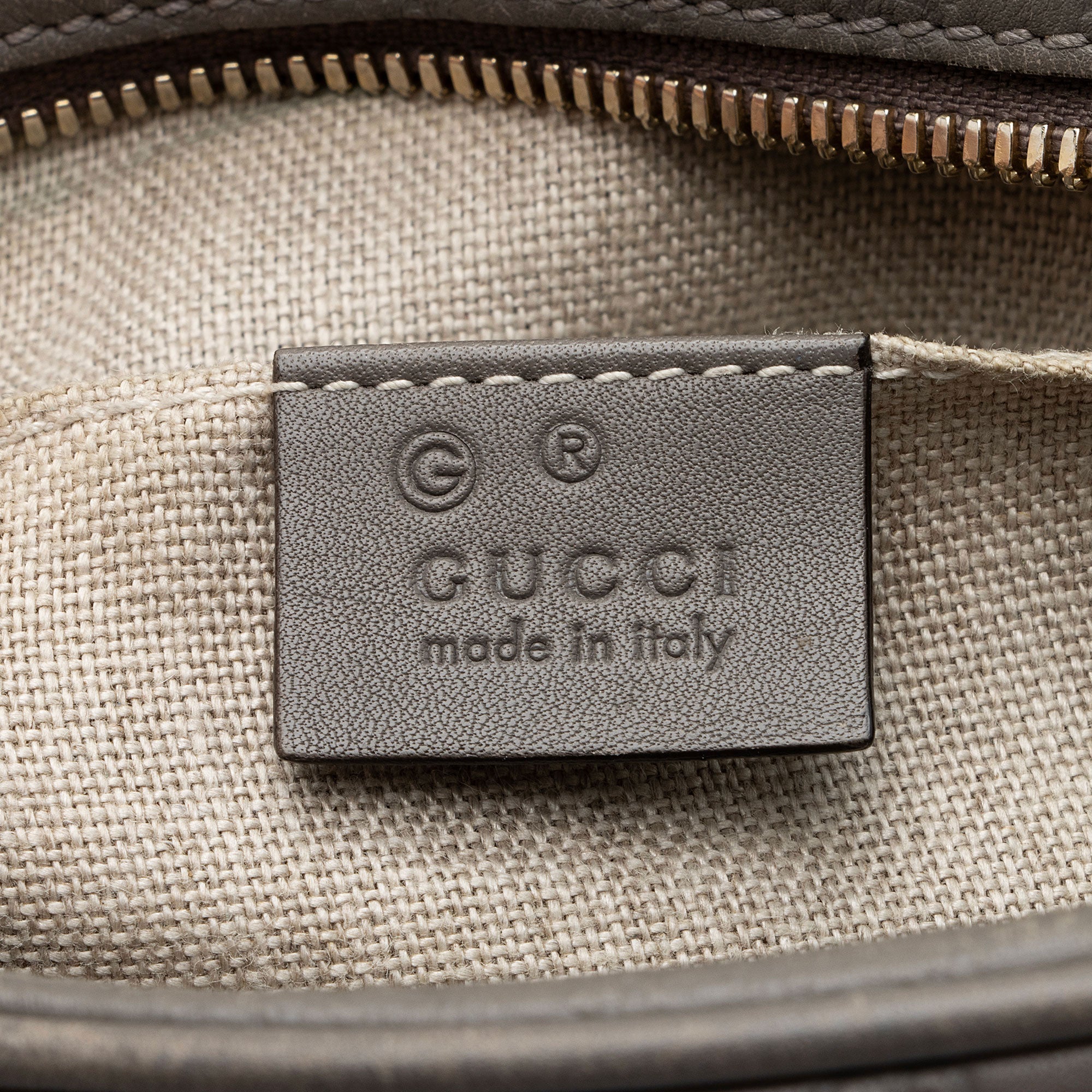 Gucci Guccissima Leather Bree Disco Shoulder Bag