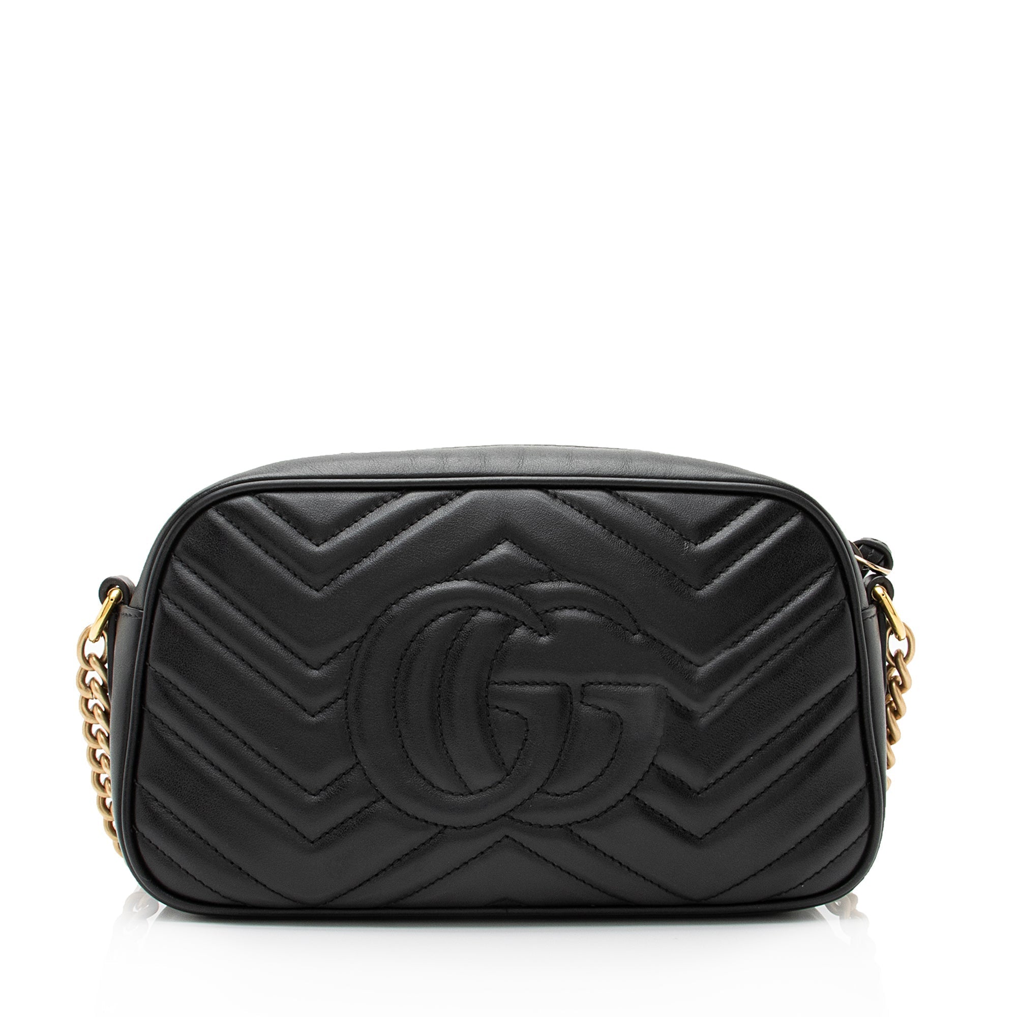 Gucci Matelasse Leather GG Marmont Small Shoulder Bag