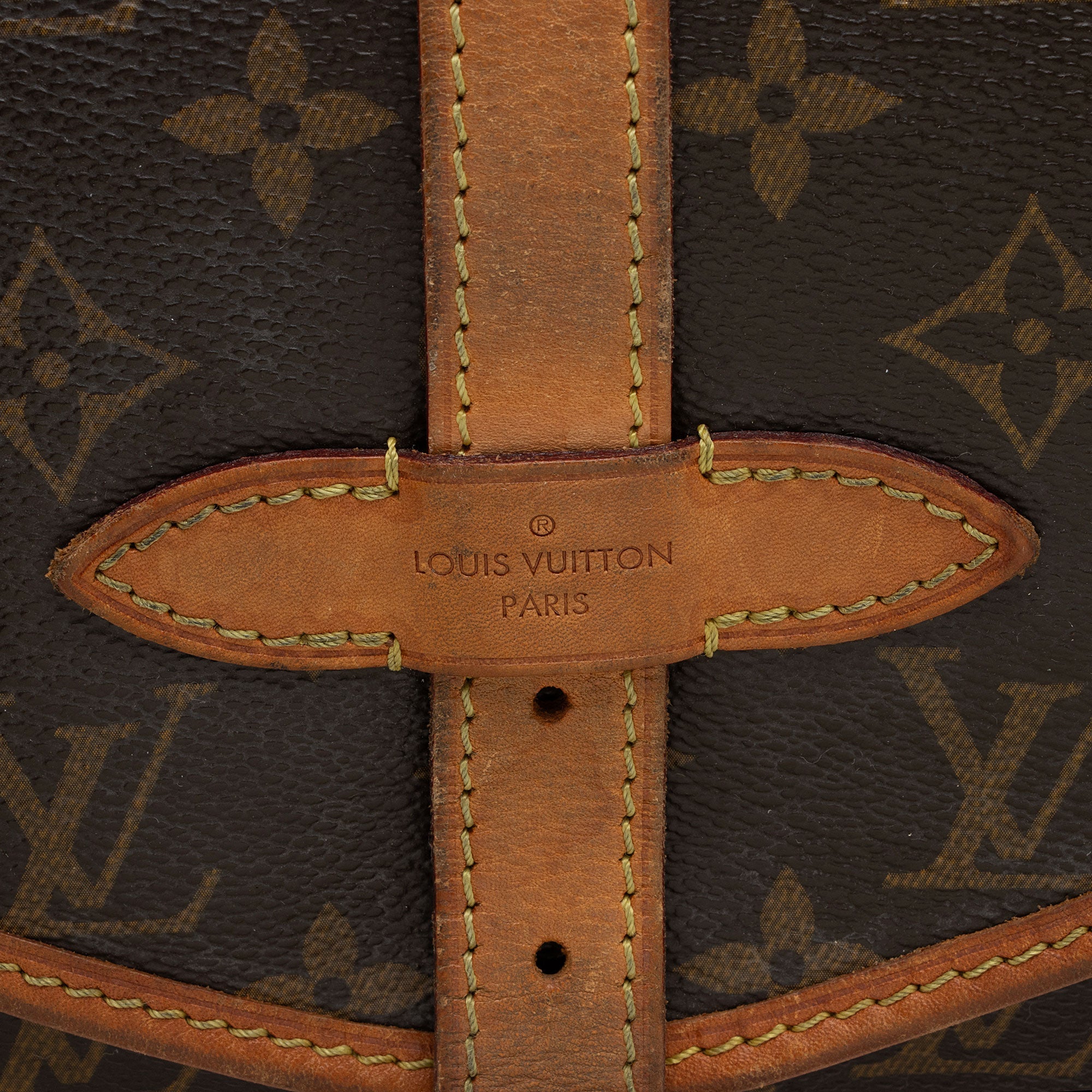 Louis Vuitton Monogram Canvas Saumur 30 Messenger Bag