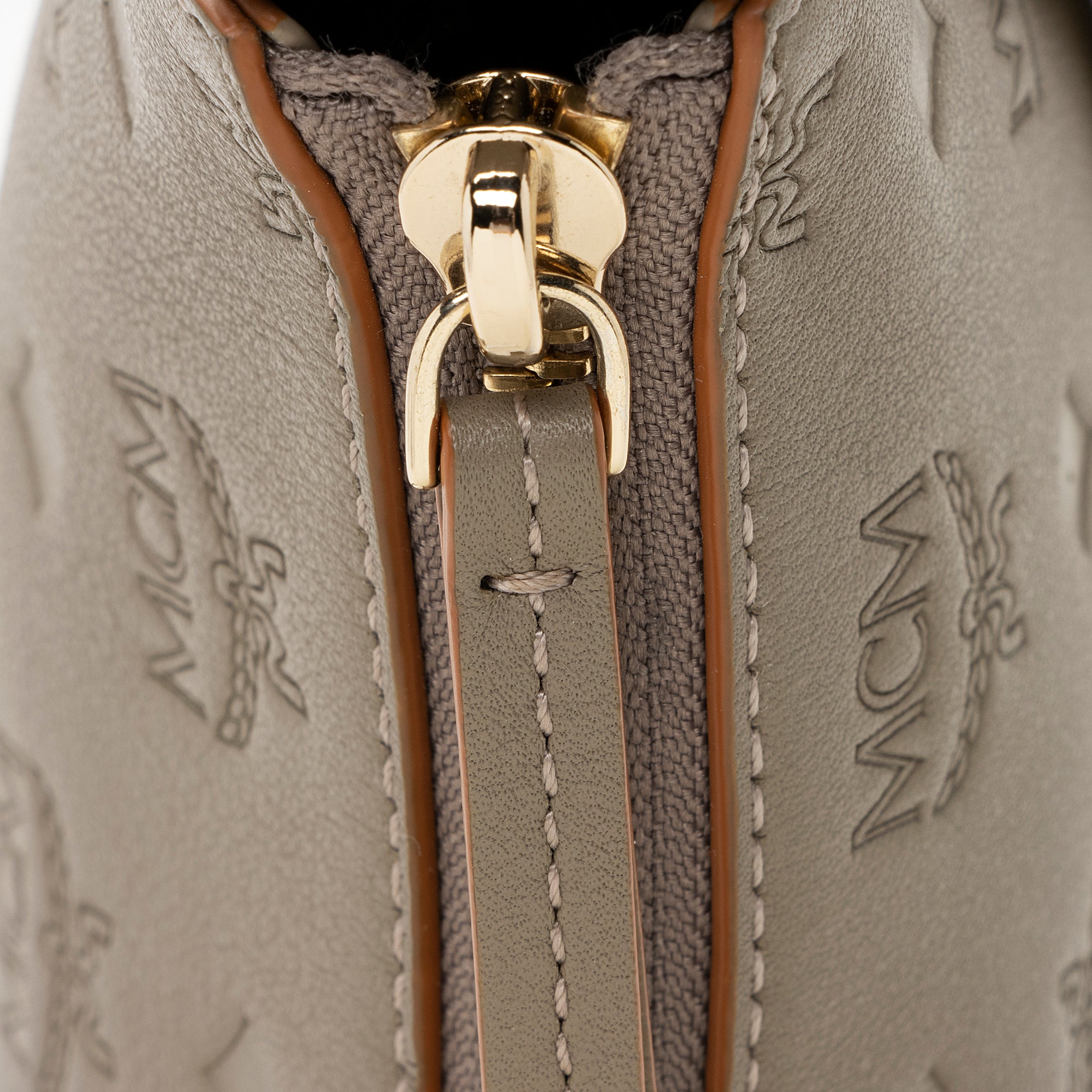 MCM Embossed Leather Klara Small Crossbody Bag