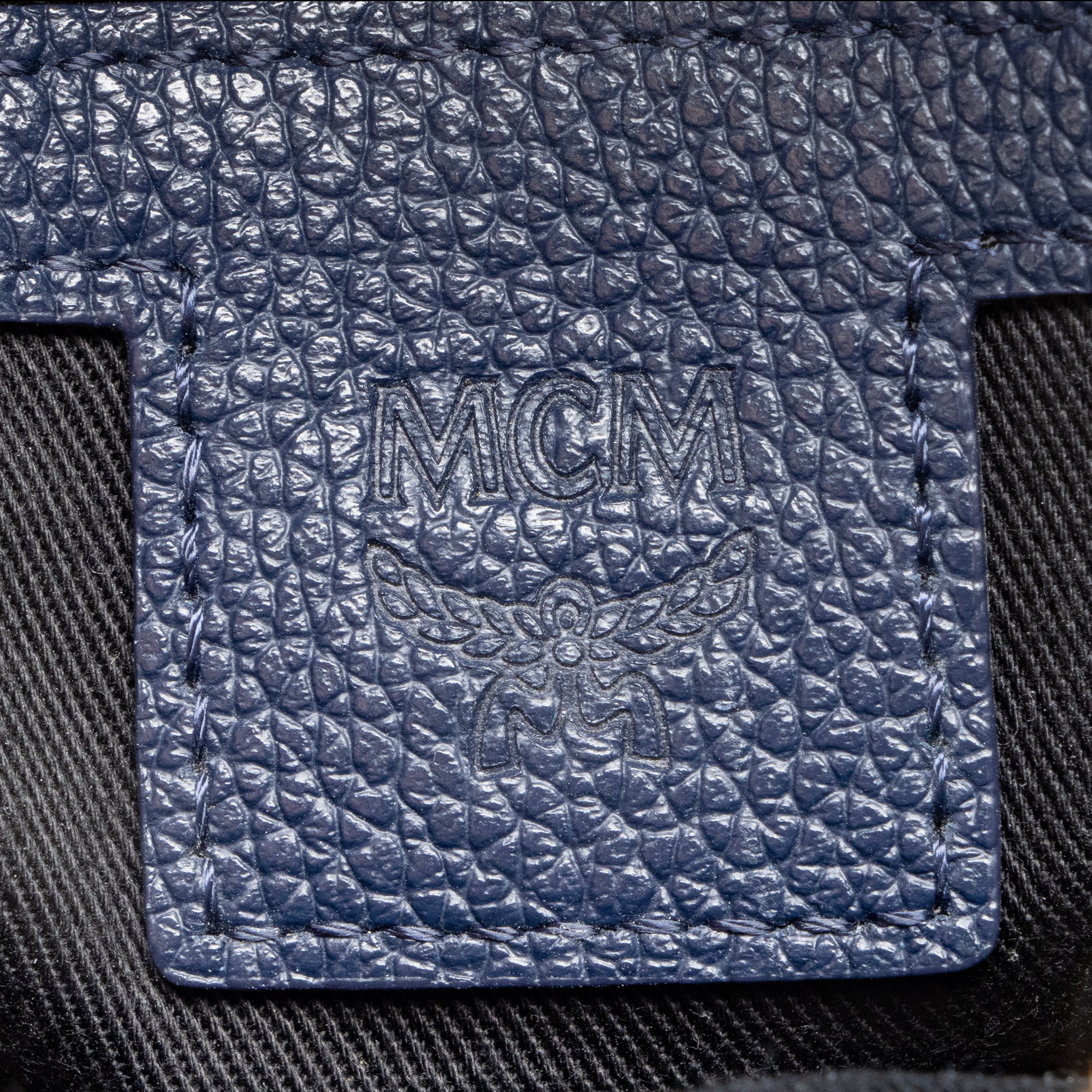 MCM Visetos Leather Tech Mini Crossbody Bag