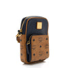 Load image into Gallery viewer, MCM Visetos Leather Tech Mini Crossbody Bag
