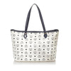 Load image into Gallery viewer, MCM Visetos Leather Tote Bag