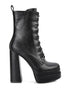 Meows Faux Leather High Heeled Ankle Boots - sneakerhypesusa