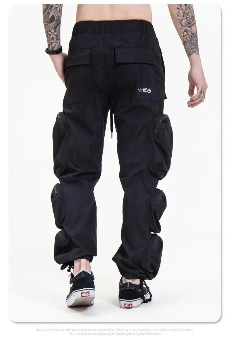 New American Fashion Multi-Pocket Streetwear Cargo Pants - sneakerhypesusa