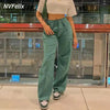 Relaxed Fit Casual Straight Wide Leg Cargo Jean - sneakerhypesusa