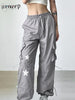 Streetwear Star Grey Cargo Pants G0393 - sneakerhypesusa