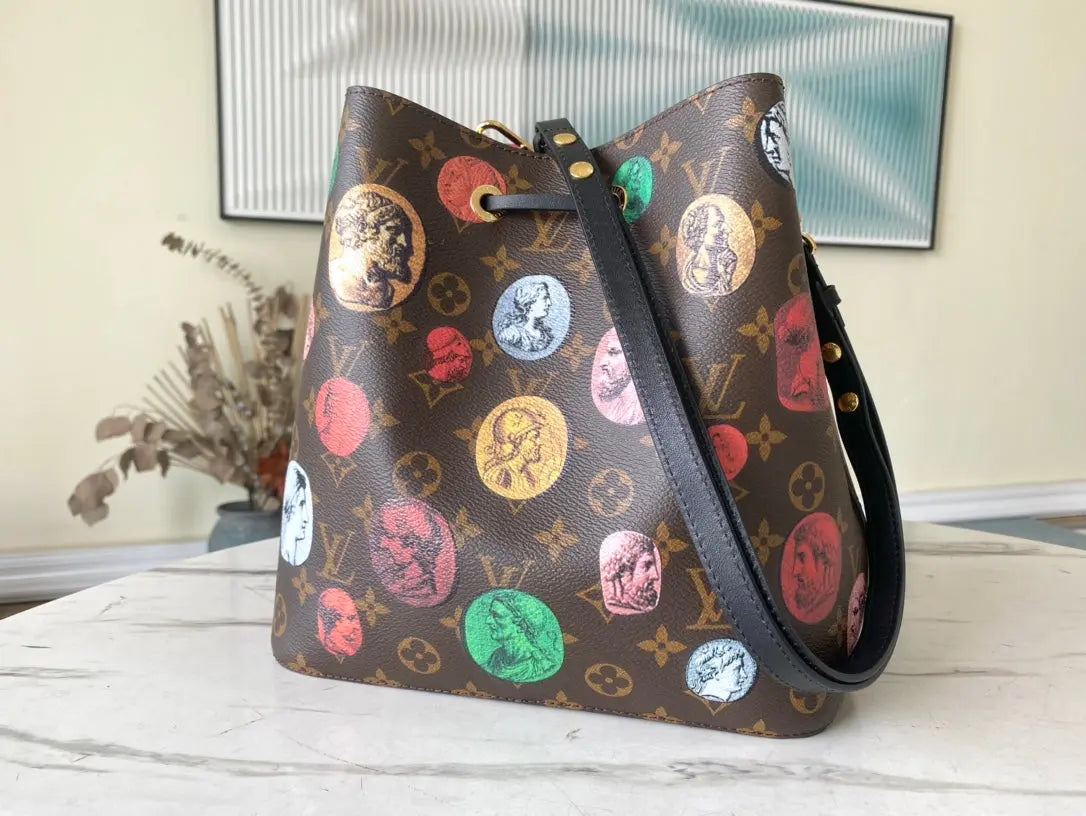 SO - New Fashion Women's Bags LUV FORNASETTI MONOGRAM A029 sneakeronline