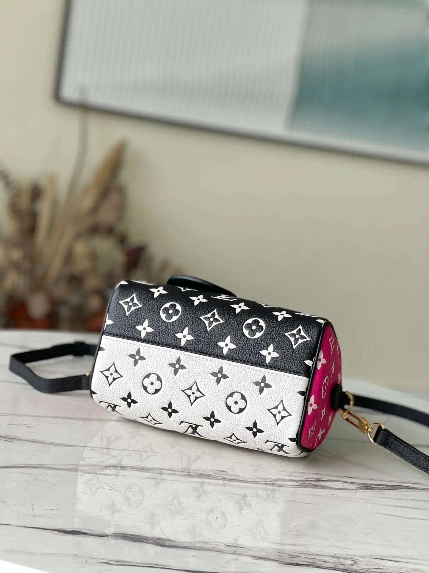 SO - New Fashion Women's Bags LUV SPEEDY MONOGRAM A017 sneakeronline