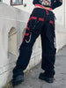 Streetwear Punk Low Rise Baggy Gothic Cargo Pants - sneakerhypesusa