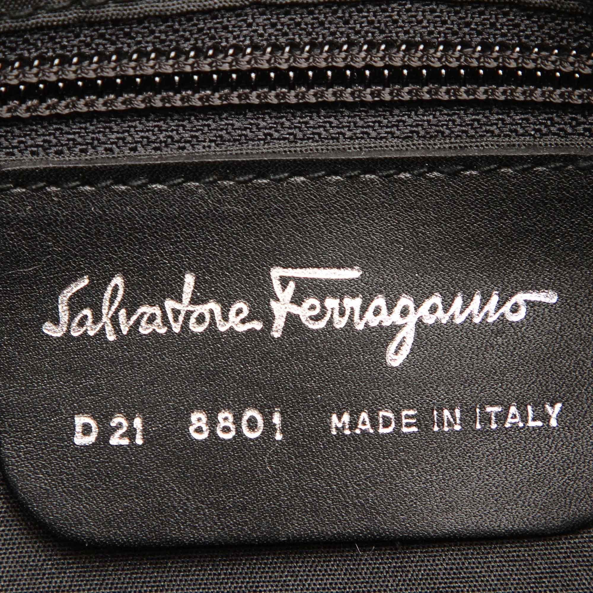 Salvatore Ferragamo Vara Nylon Shoulder Bag