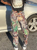 Streetwear Camouflage Mid Waist Cargo Pants Women S6464 - sneakerhypesusa