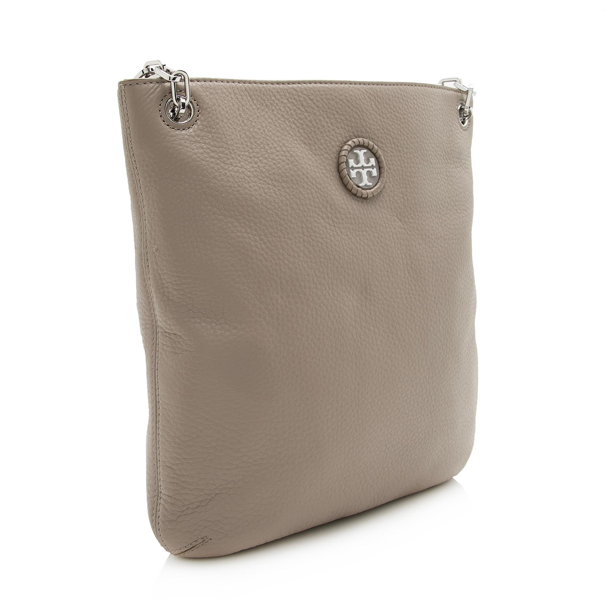 Tory Burch Pebbled Leather Convertible Swingpack Shoulder Bag