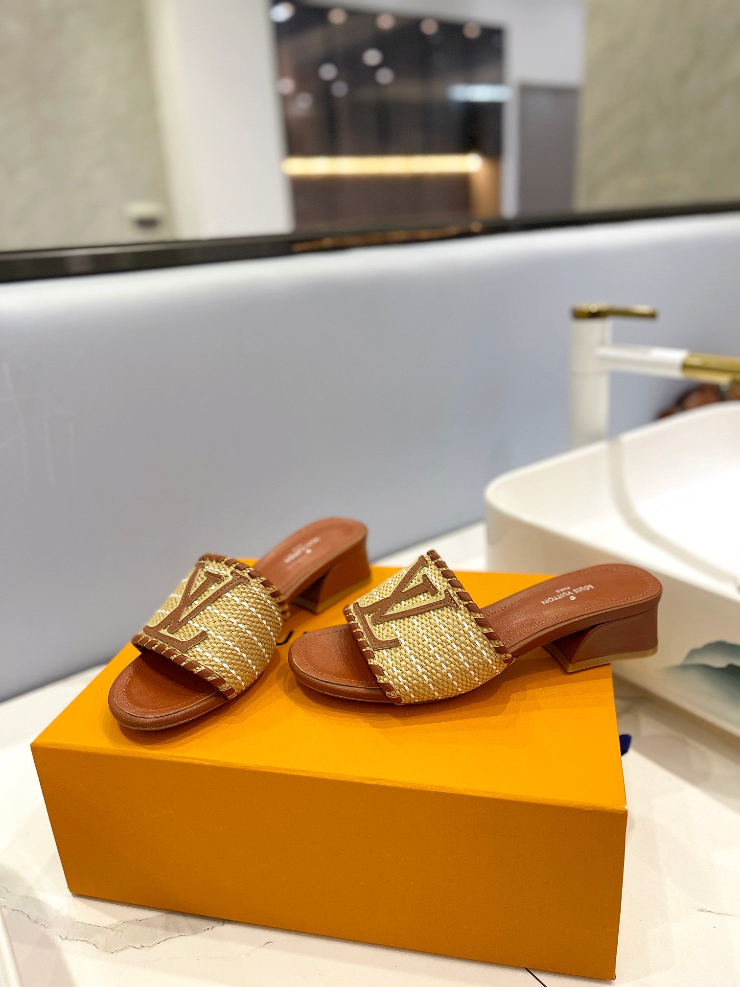 NB - Luxury Slippers Sandals Loafers - LU-V - 200