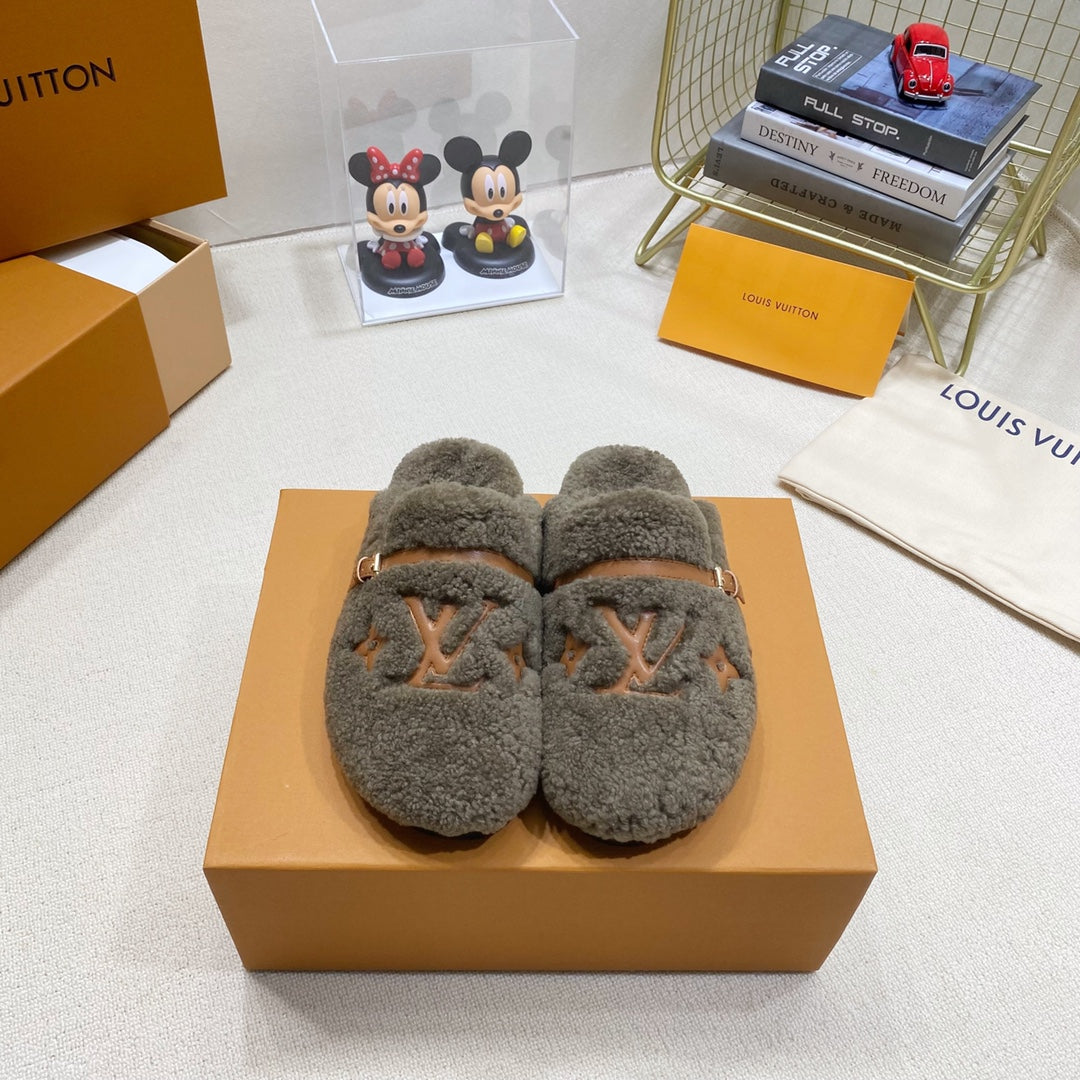 NB - Luxury Slippers Sandals Loafers - LU-V - 418